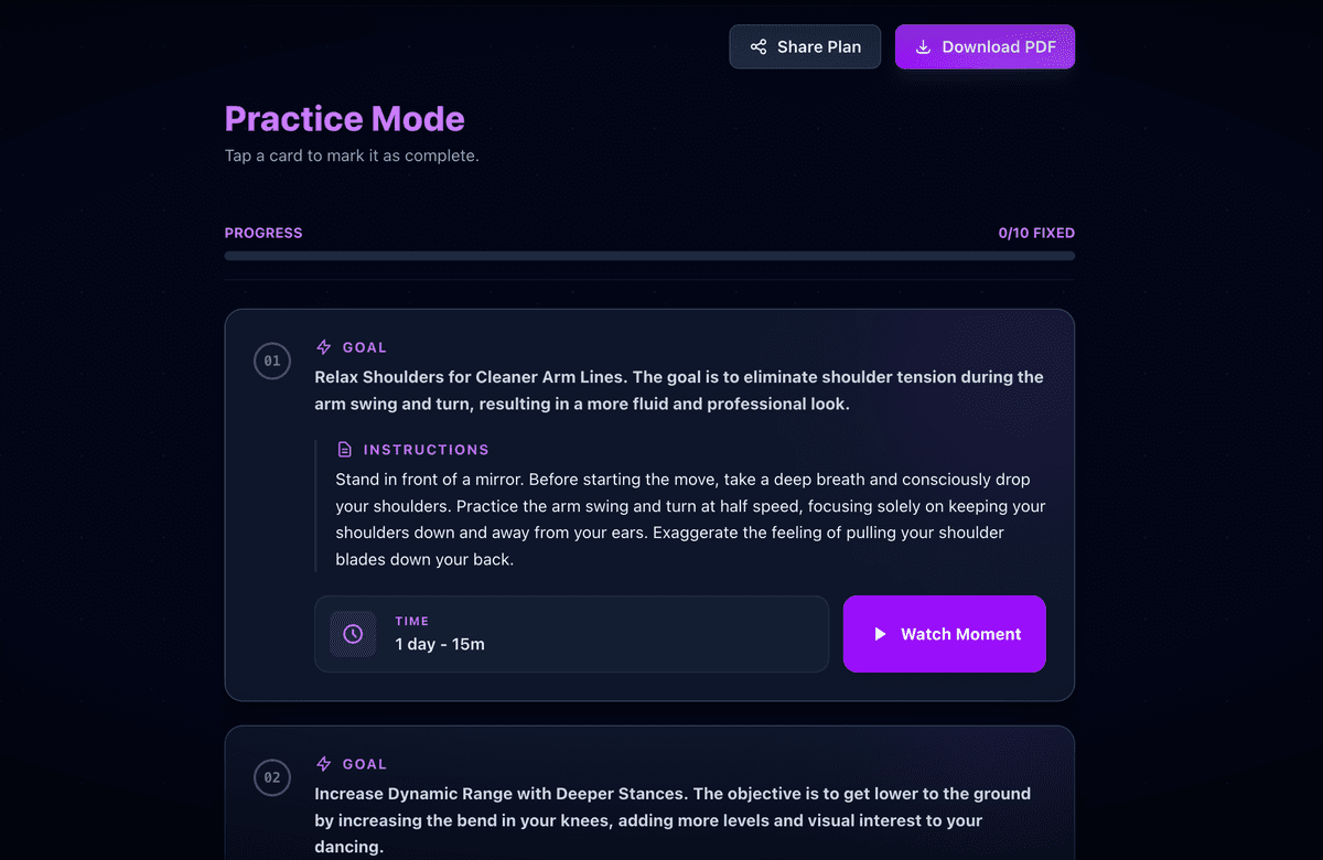 Practice Schedule Guide
